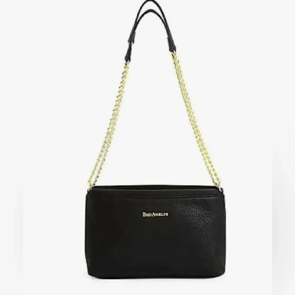 Enzo Angiolini Small Crossbody Bag Black